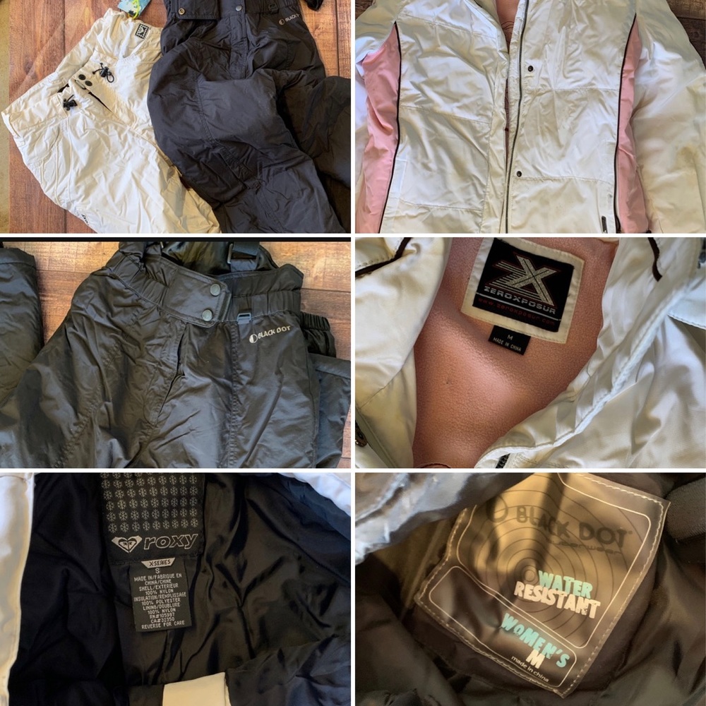 Ladies snowboarding gear